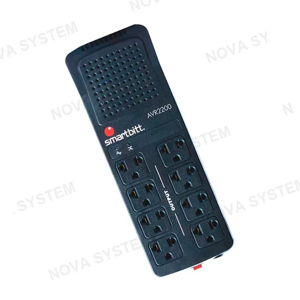 SMARTBITT SMARTBITT SBAVR2202 Estabilizador 8 Tomas 2200VA/1100W 220VAC