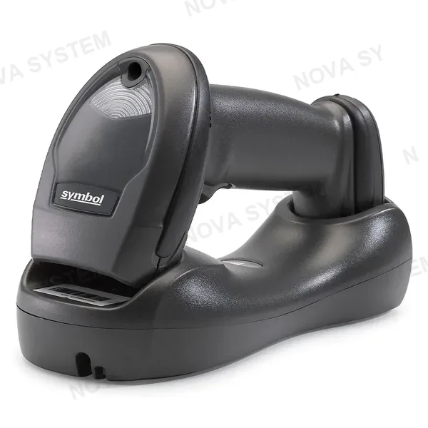 ZEBRA SYMBOL LI4278 Lector de código de barras inalámbrico 1D USB y pedestal