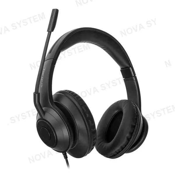 TARGUS TARGUS AEH102TT Audífono con micrófono Estéreo Over-EAR, USB Negro
