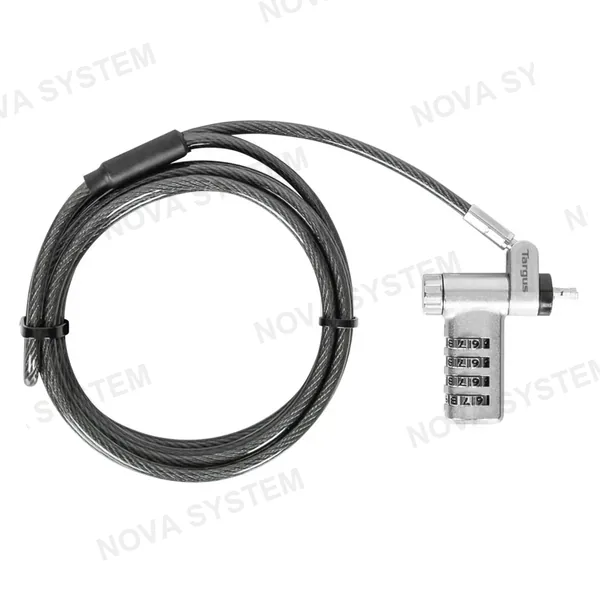 TARGUS TARGUS ASP96RGLX Cable de seguridad Defcon Ultimate de combinación universal reiniciable