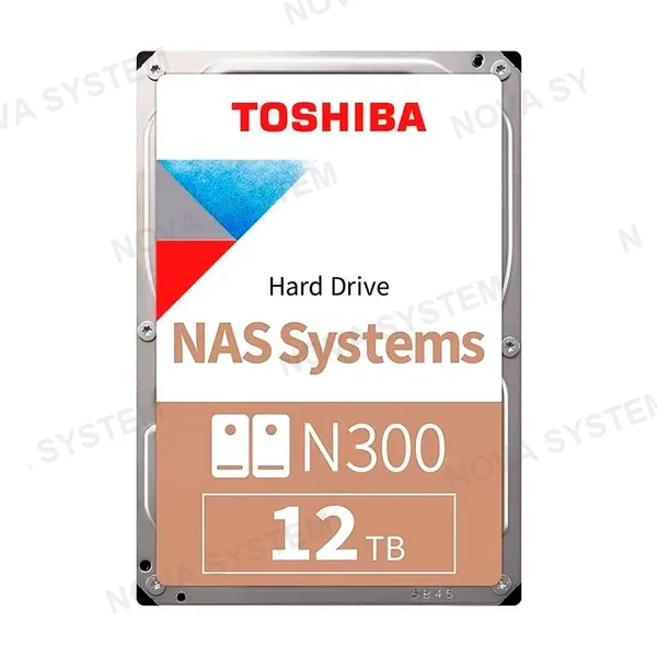 TOSHIBA TOSHIBA N300 Disco Duro 12TB 3.5" SATA 512MB Cache 7200rpm para NAS HDWG51CXZSTA