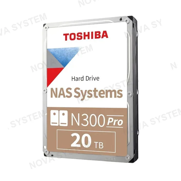 TOSHIBA TOSHIBA N300 Disco Duro 20TB 3.5" SATA 512MB Cache 7200rpm para NAS HDWG62AXZSTA