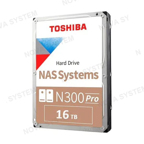 TOSHIBA TOSHIBA N300 Pro Disco Duro 16TB 3.5" SATA 1024MB Cache 7200rpm para NAS HDWG81GXZSTB