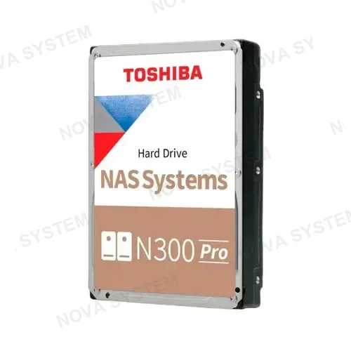 TOSHIBA TOSHIBA N300 Pro Disco Duro 20TB 3.5" SATA 1024MB Cache 7200rpm para NAS HDWG82AXZSTB