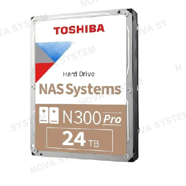 TOSHIBA TOSHIBA N300 Pro Disco Duro 24TB 3.5" SATA 1024MB Cache 7200rpm para NAS HDWG82EXZSTB