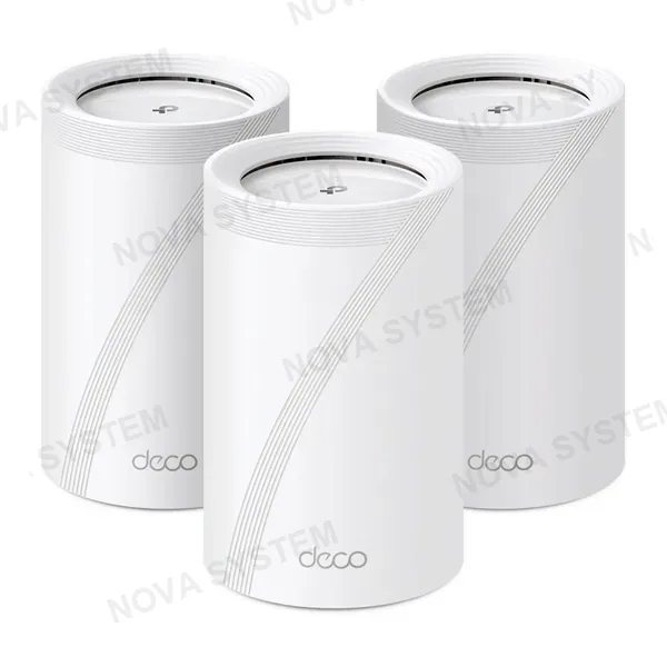 TP-LINK TP-LINK DECO BE65 3-Pack Router MESH WiFi7 BE11000 Triple Banda