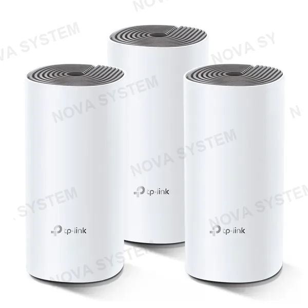 TP-LINK TP-LINK DECO E4 3-Pack Router Mesh WiFi5 AC1200 Doble Banda