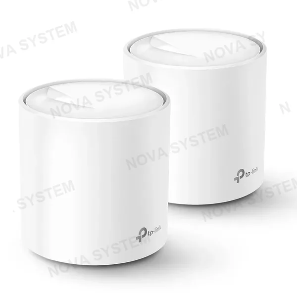 TP-LINK TP-LINK DECO X60 2-Pack Router Mesh WiFi6 AX5400 Doble Banda