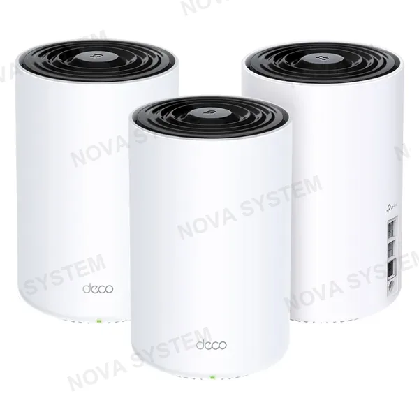 TP-LINK TP-LINK DECO X80 3-Pack Router Mesh WiFi6 AX6000 Doble Banda
