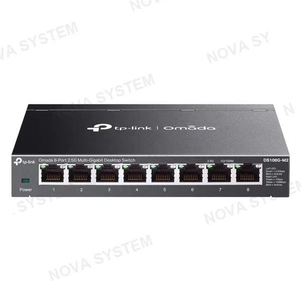TP-LINK TP-LINK DS108G-M2 Switch 8 Puertos 2.5G MultiGigabit No Gestionado