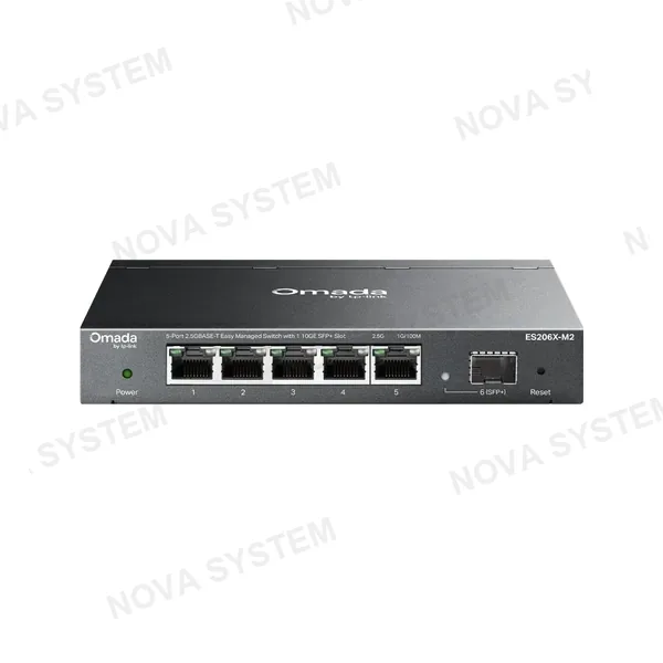 TP-LINK TP-LINK ES206X-M2 Switch 5 Puertos 2.5GBASE-T con 1 Ranura SFP+ de 10GE