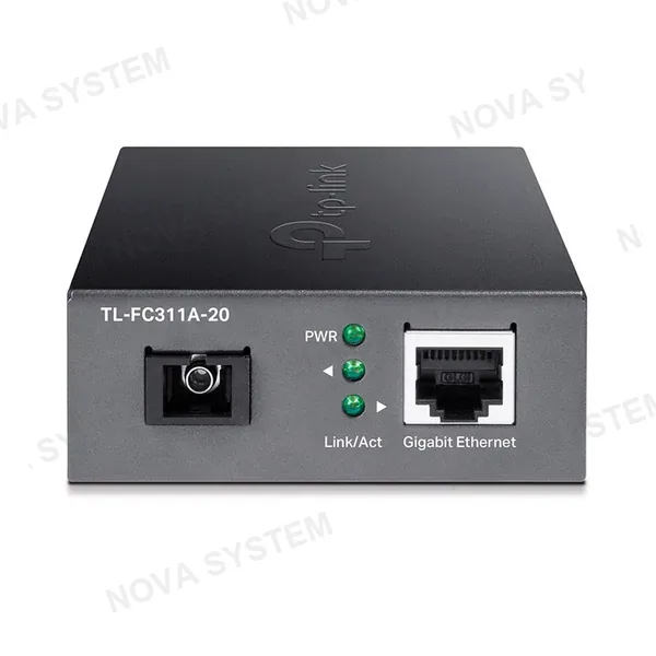 TP-LINK TP-LINK FC311A-20 Media Converter Monomodo Omada Gigabit SC 20Km