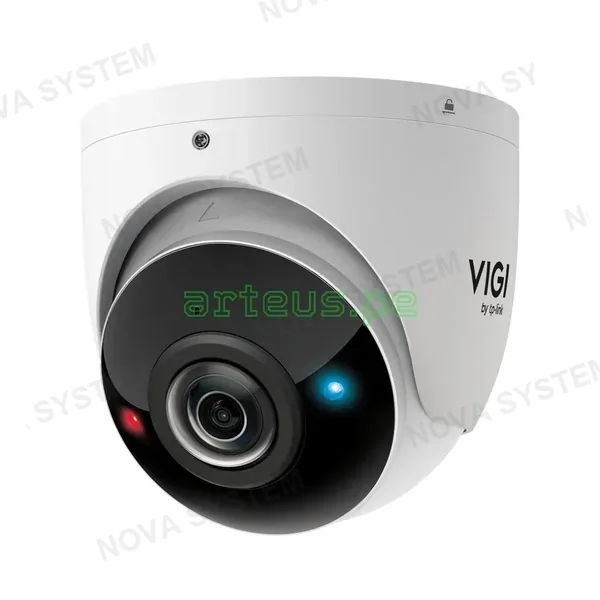 TP-LINK TP-LINK InSight S485PI Cámara de red panorámica tipo torreta VIGI de 8 MP con Infrarrojos