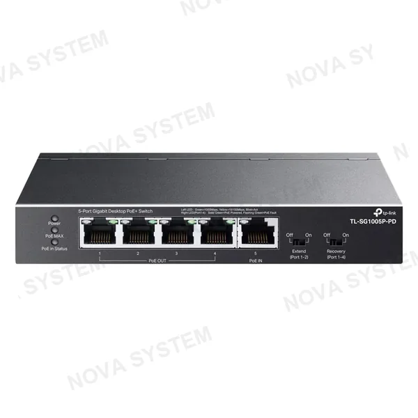 TP-LINK TP-LINK SG1005P-PD Switch PoE 5 Puertos Gigabit