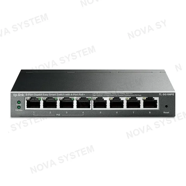 TP-LINK TP-LINK SG108PE Switch 8 Puertos Gigabit 4 PoE Easy Smart
