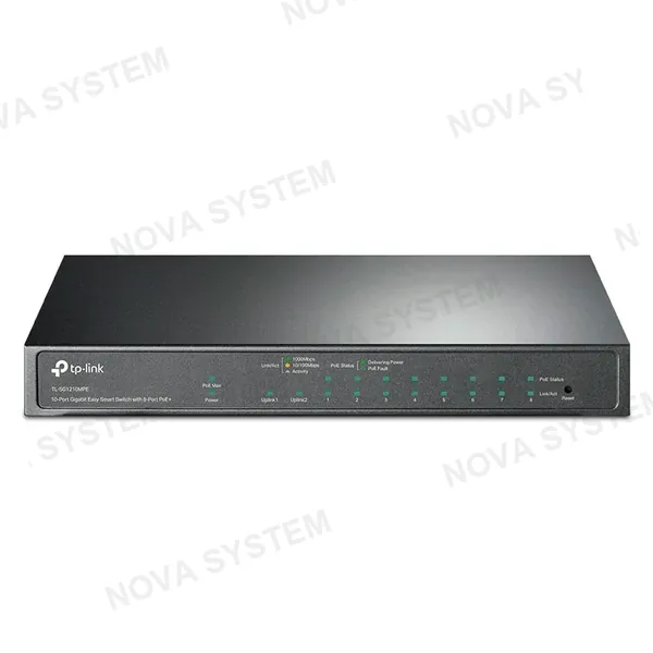 TP-LINK TP-LINK SG1210MPE Switch Smart Easy 10 Puertos Gigabit 8P PoE