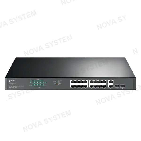 TP-LINK TP-LINK SG1218MP Switch 18 Puertos Gigabit 16P PoE Rackeable