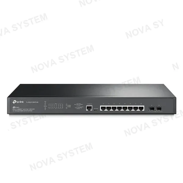 TP-LINK TP-LINK SG3210XHP-M2 Switch Omada PoE 8 Puertos 2.5Gb y 2SFP+ 10GE L2