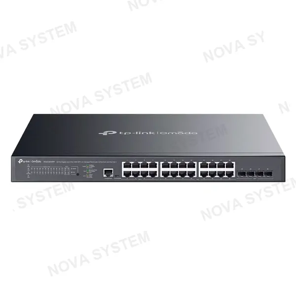 TP-LINK TP-LINK SG3428XMPP Switch Omada L2+ de 24 Puertos Gigabit y 4 SFP+ a 10G con 16 PoE+ y 8 PoE++