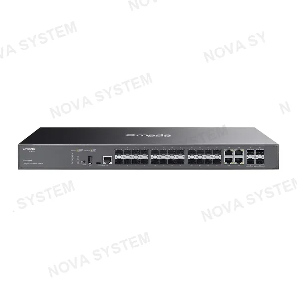 TP-LINK TP-LINK SG5428XF Switch 24 Puertos SFP Stackable L3 Lite con 4× Slots 10G
