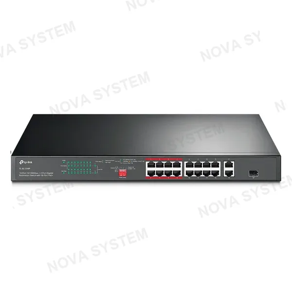 TP-LINK TP-LINK SL1218P Switch PoE 16 Puertos 10/100Mbps + 2P Gigabit