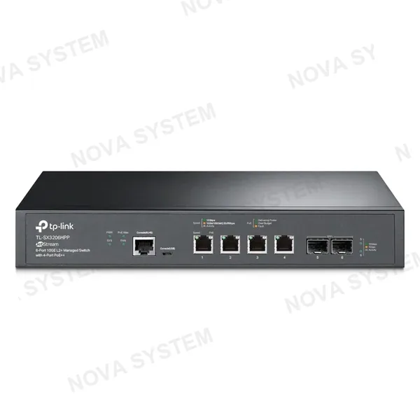 TP-LINK TP-LINK SX3206HPP Switch Omada JetStream PoE 4 Puertos 6P 10GE L2