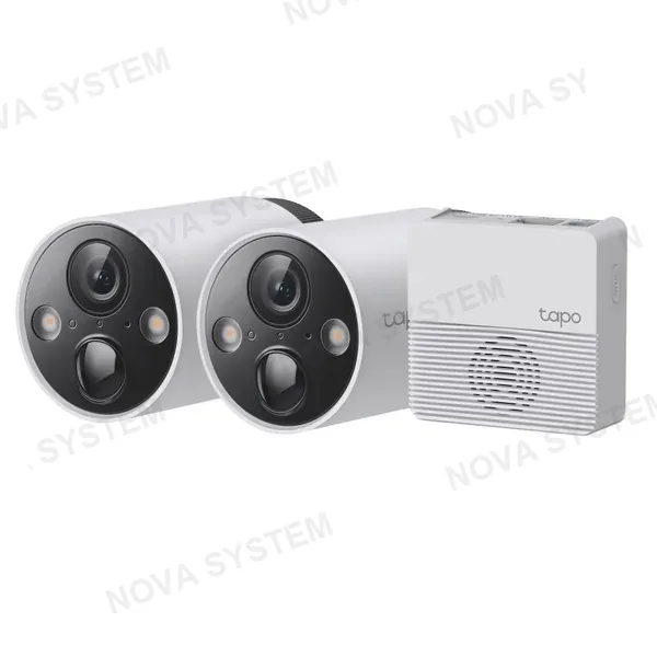 TP-LINK TAPO TP-LINK TAPO C400S2 Kit de Cámaras de Seguridad Inteligentes Sin Cable