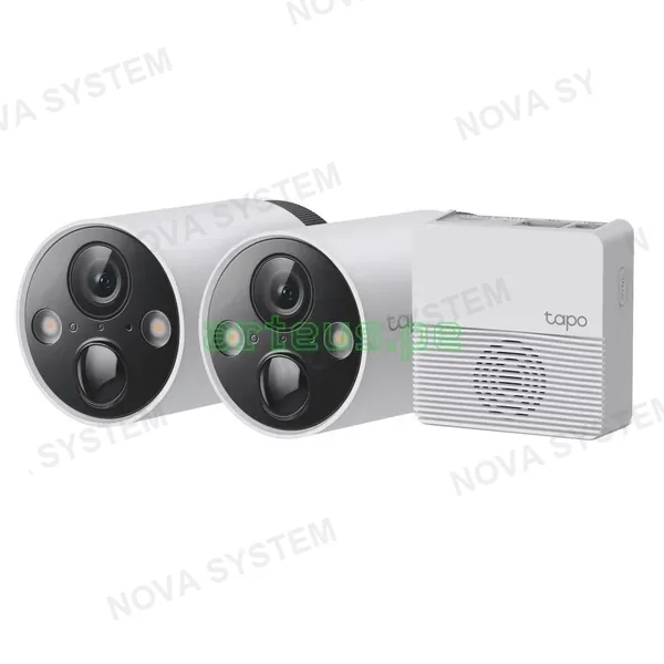 TP-LINK TAPO TP-LINK TAPO C420S2 Kit 2 Cámaras WIFI 4MP H200 Batería