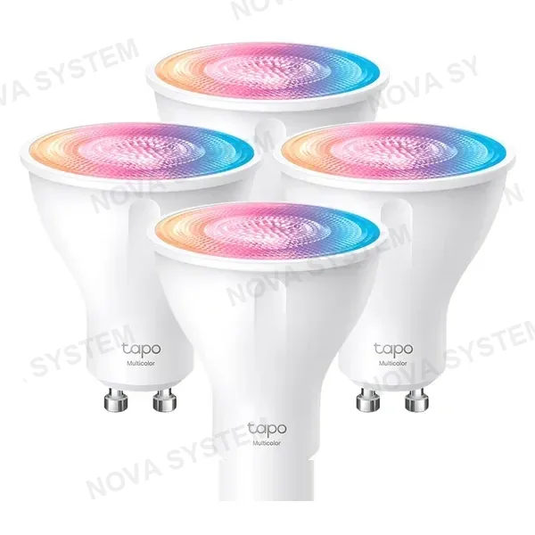 TP-LINK TAPO TP-LINK Tapo L630 4-Pack Foco dicroica Inteligente WiFi RGB GU10