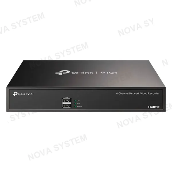 TP-LINK TP-LINK VIGI NVR1004H Grabador de Video NVR 4 Canales 4K 1HDD