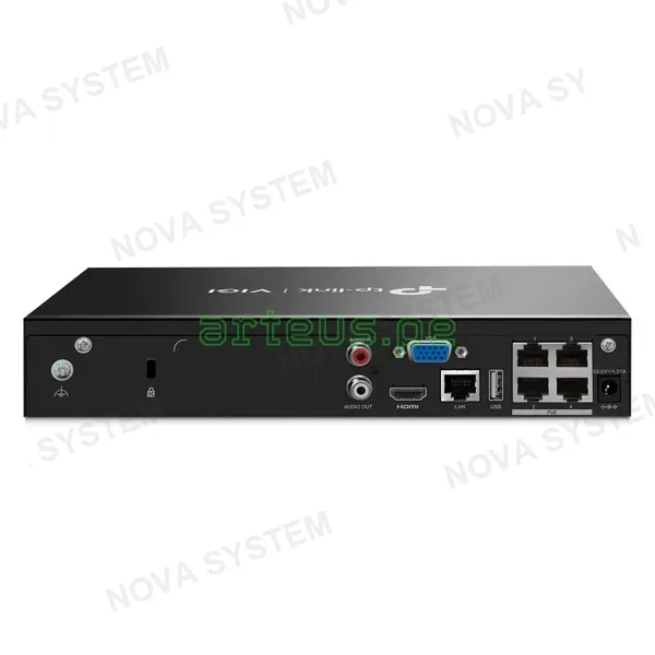 TP-LINK TP-LINK VIGI NVR1004H-4P Grabador de Video NVR 4 Canales PoE+ 4K