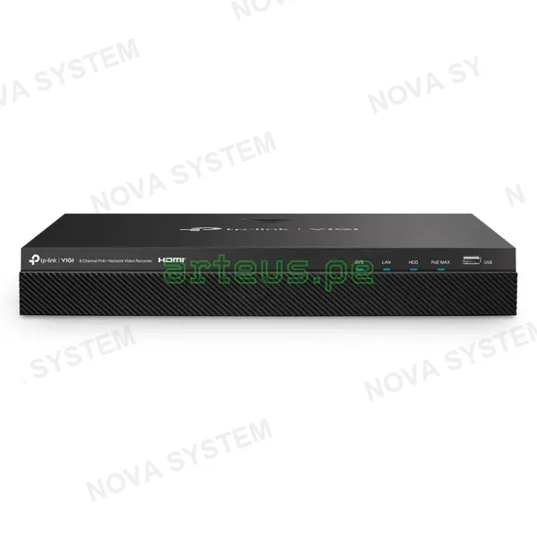 TP-LINK TP-LINK VIGI NVR2008H-8MP Grabador de Vídeo NVR 8 Canales PoE+ HDMI 4K