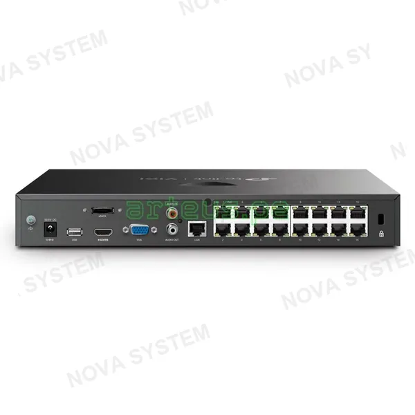 TP-LINK TP-LINK VIGI NVR2016H-16MP-4TB Grabador de Vídeo NVR 16 Canales PoE+ 4K HDD 4TB