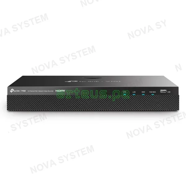 TP-LINK TP-LINK VIGI NVR2016H-16P Grabador de Vídeo NVR 16 Canales PoE+ 4K 2HDD
