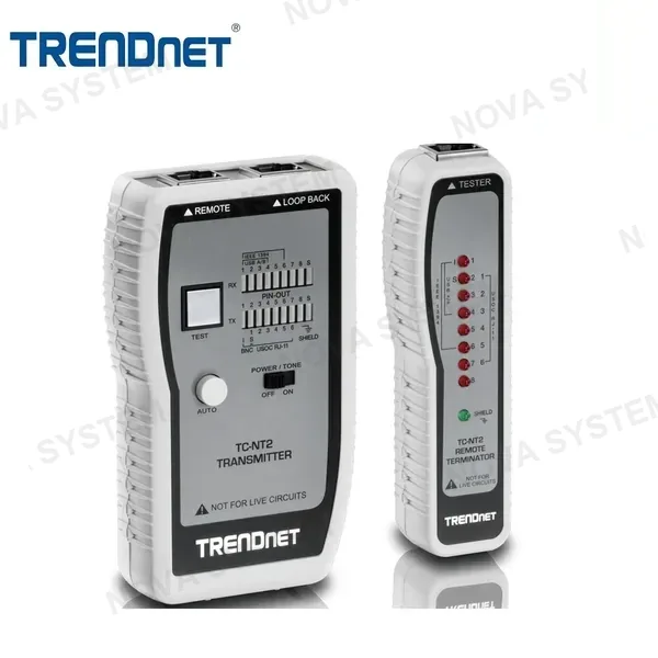 TRENDNET TRENDNET TC-NT2 Probador de Cable Tester Ethernet USB y BNC