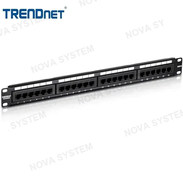 TRENDNET TRENDNET TC-P24C6 Patch panel 24 puertos Categoria 6A Panel de conexiones sin blindaje