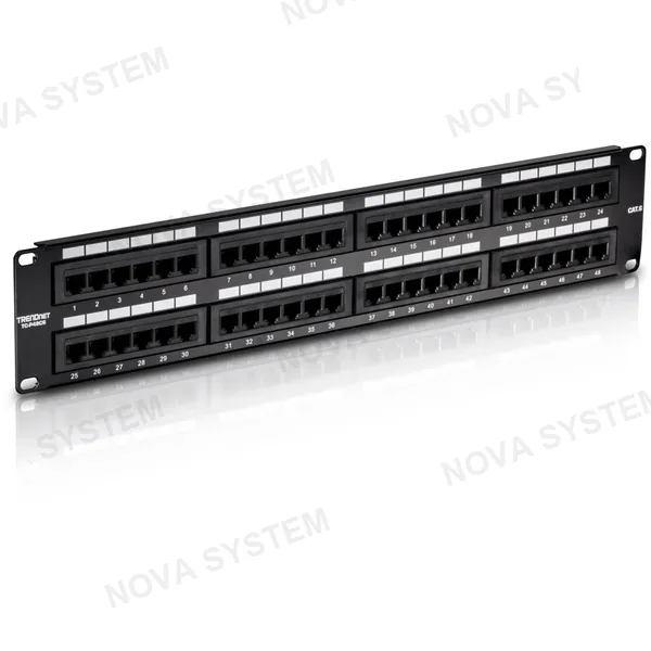 TRENDNET TRENDNET TC-P48C6 Patch panel Cat 5e 48 puertos sin blindar