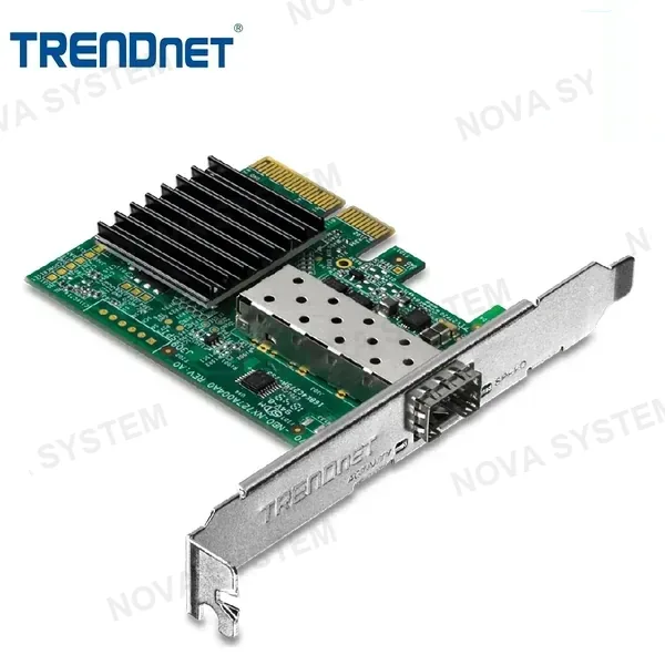 TRENDNET TRENDNET TEG-10GECSFP - Adaptador de red PCIe SFP+ de 10 Gigabits