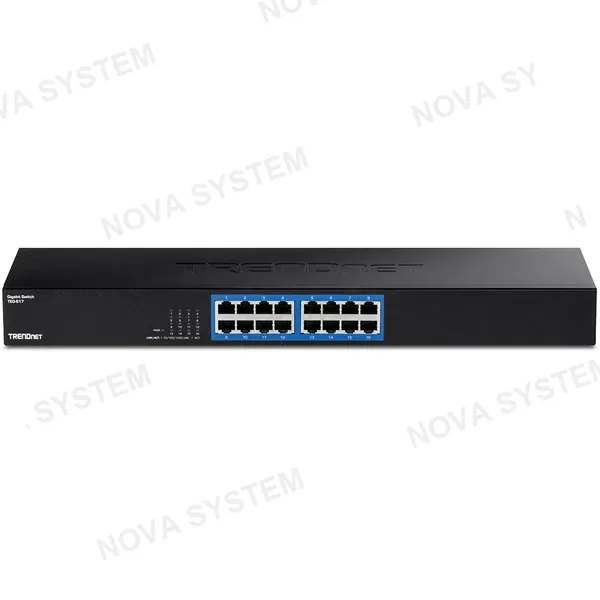 TRENDNET TRENDNET TEG-S17 Switch Gigabit de 16 puertos montaje en bastidor