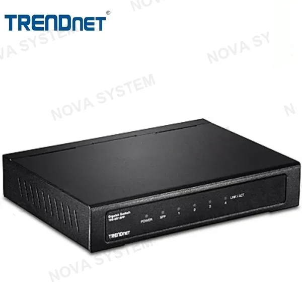 TRENDNET TRENDNET TEG-S51SFP - Switch Gigabit de 4 puertos con 1 puerto SFP