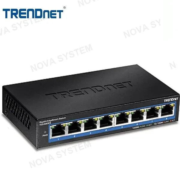 TRENDNET TRENDNET TEG-S80ES - Switch EdgeSmart GREENnet Gigabit de 8 puertos