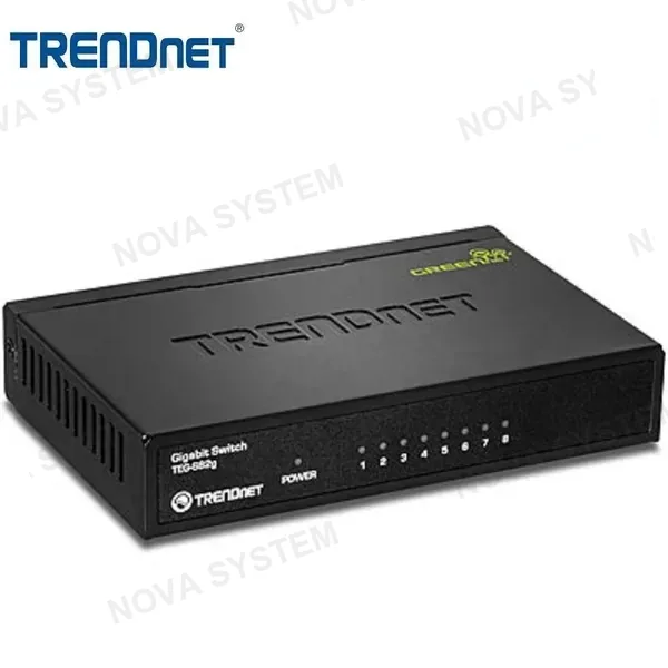 TRENDNET TRENDNET TEG-S82g - Switch GREENnet Gigabit de 8 puertos con carcasa metálica