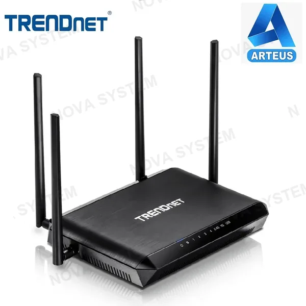 TRENDNET TRENDNET TEW-827DRU Router WiFi MU-MIMO AC2600 Banda dual
