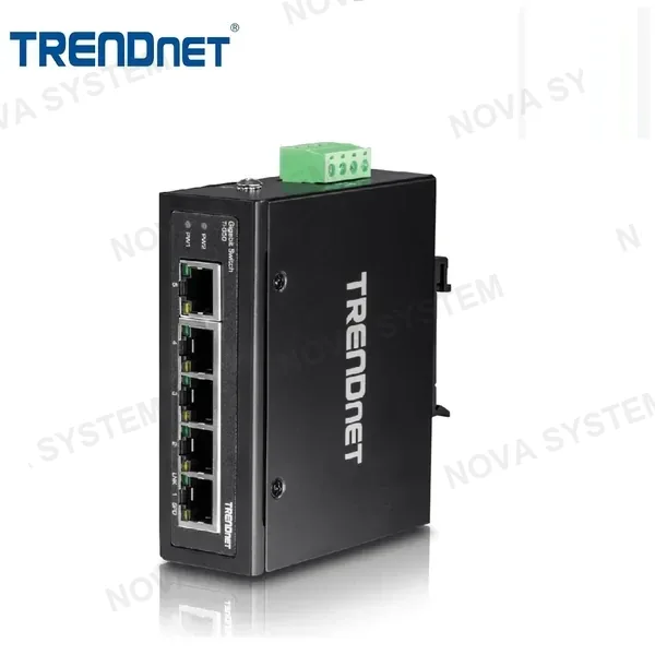 TRENDNET TRENDNET TI-G50 Switch Gigabit industrial reforzado de 5 puertos