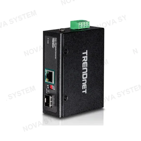 TRENDNET TRENDNET TI-PF11SFP - Conversor de medios SFP industrial endurecido a Gigabit PoE
