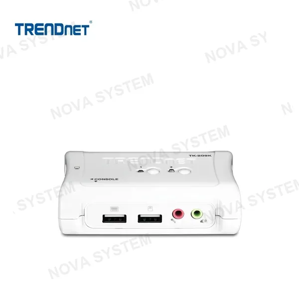 TRENDNET TRENDNET TK-209K Switch KVM VGA-USB de 2 puertos con audio