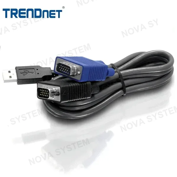 TRENDNET TRENDNET TK-CU15 - Cable KVM USB/VGA de 15 pies