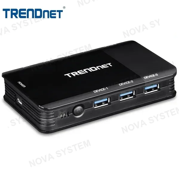 TRENDNET TRENDNET TK-U404 - Switch KVM de uso compartido USB 3.1 de 4 puertos para 4 ordenadores