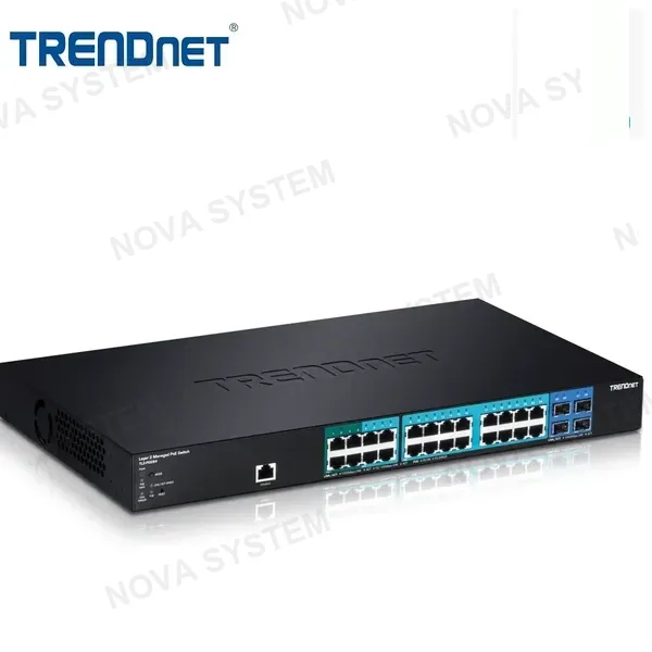 TRENDNET TRENDNET TL2-PG284 - Switch Gigabit PoE administrado de capa 2 con 28 puertos