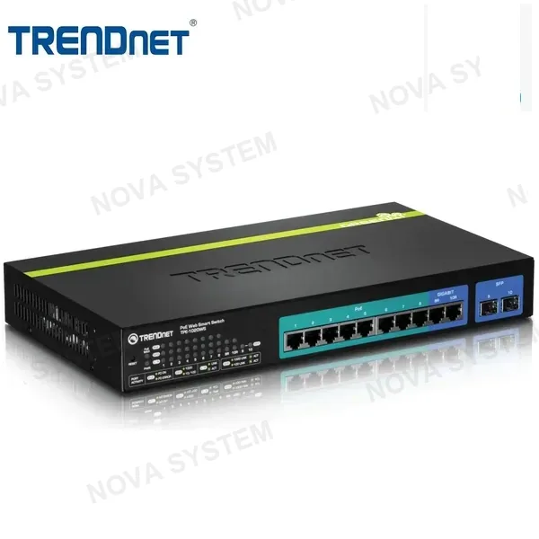 TRENDNET TRENDNET TPE-1020WS Switch PoE+ Gigabit 8 puertos PoE+ Gigabit